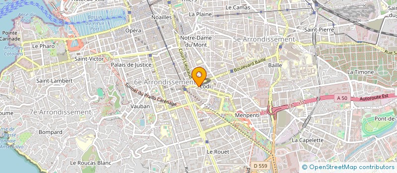 localisation de l'entreprise SARL ACCESIP à MARSEILLE