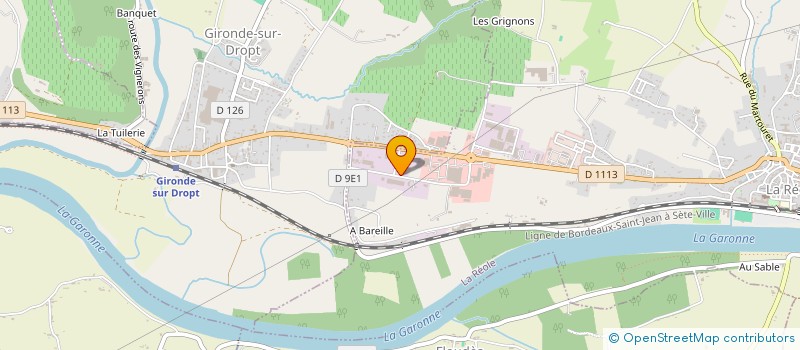 localisation de l'entreprise SARL ACCESSIBLE  LA REOLE