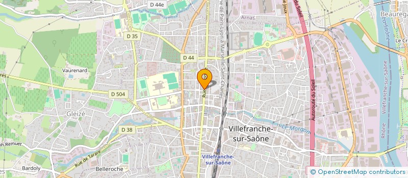 localisation de l'entreprise SARL ACCESSOIREMENT VOTRE  VILLEFRANCHE-SUR-SAONE