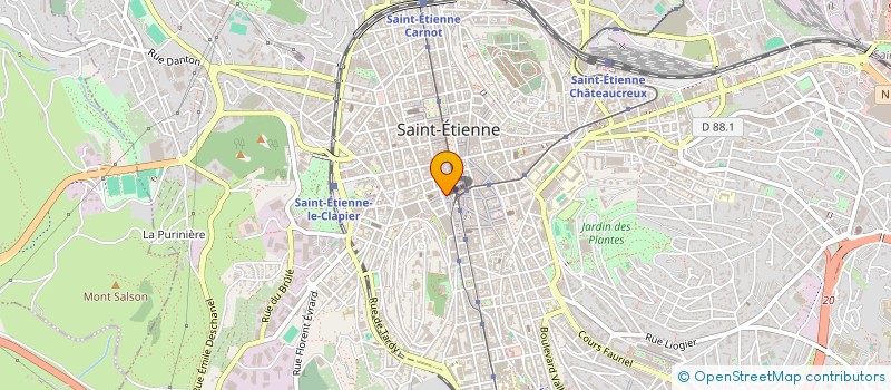 localisation de l'entreprise SARL ACCESSOIRES MODE à SAINT-ETIENNE