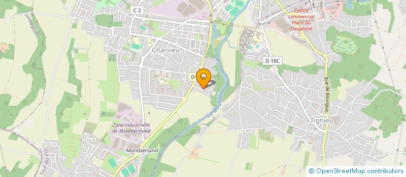 localisation de l'entreprise SARL ACCESSOIRES PRO  CHARVIEU-CHAVAGNEUX