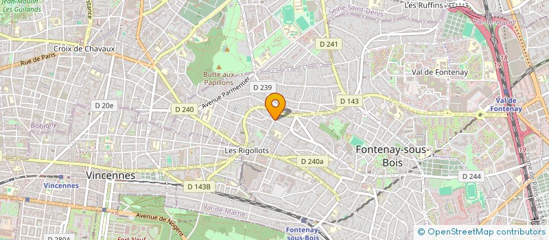 localisation de l'entreprise SARL ACCHIARDI-DROUET à FONTENAY-SOUS-BOIS