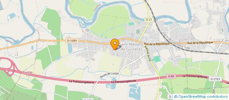 localisation de l'entreprise SARL ACCM à SAINT-MEDARD-DE-GUIZIERES