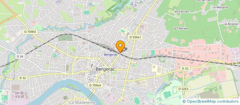 localisation de l'entreprise SARL ACCORD BOIS 24 à BERGERAC