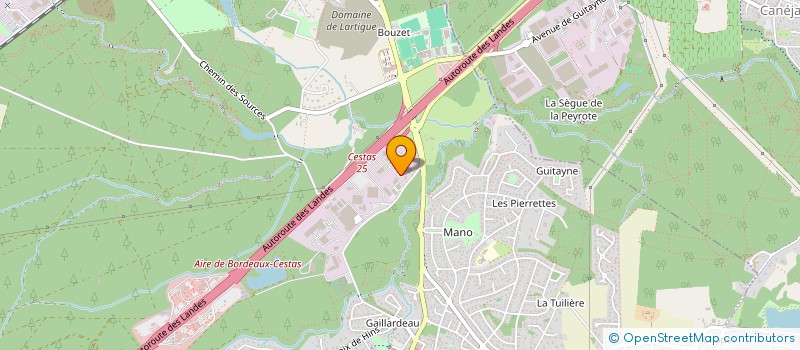 localisation de l'entreprise SARL ACCROONLINE à CESTAS