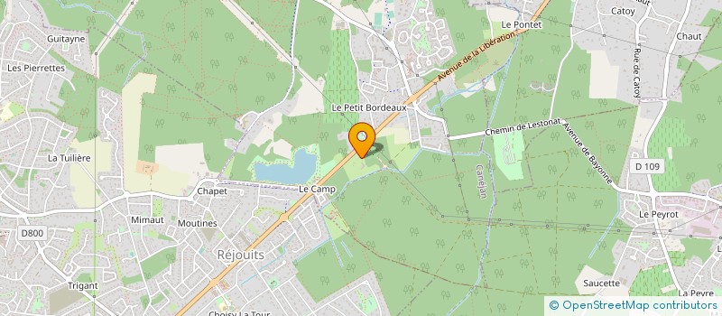 localisation de l'entreprise SARL ACCUEIL SANTE SERVICES à CANEJAN