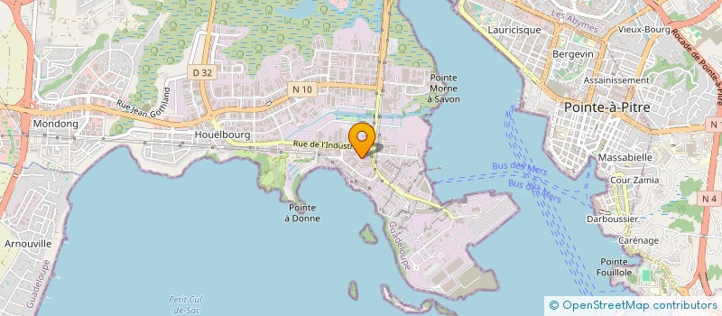 localisation de l'entreprise SARL ACDP à BAIE-MAHAULT