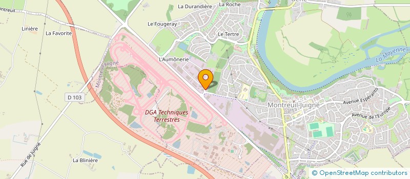 localisation de l'entreprise SARL ACDT à MONTREUIL-JUIGNE