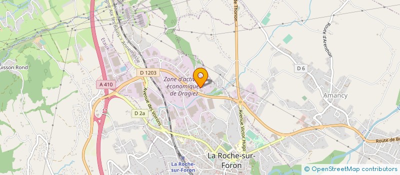localisation de l'entreprise SARL ACEPA à LA ROCHE-SUR-FORON