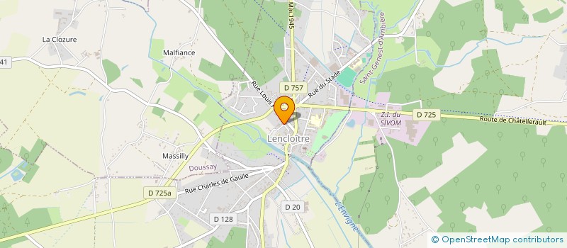 localisation de l'entreprise SARL ACES à LENCLOITRE