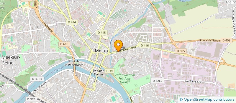 localisation de l'entreprise SARL ACET  MELUN