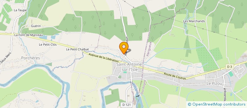 localisation de l'entreprise SARL ACF à SAINT ANTOINE SUR L'ISLE