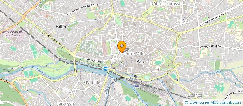 localisation de l'entreprise SARL ACHARIAN ASSOCIES CREDIT à PAU