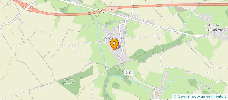 localisation de l'entreprise SARL ACHAT NEGOCE SERVICE à WARGNIES-LE-PETIT