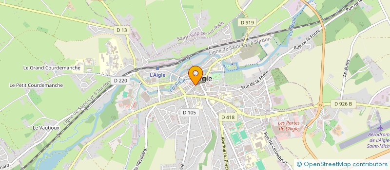 localisation de l'entreprise SARL ACHAT VENTE ET INVESTISSEMENTS IMMOBILIERS PAR ABREVIATION SARL A.V.I.I. à L'AIGLE