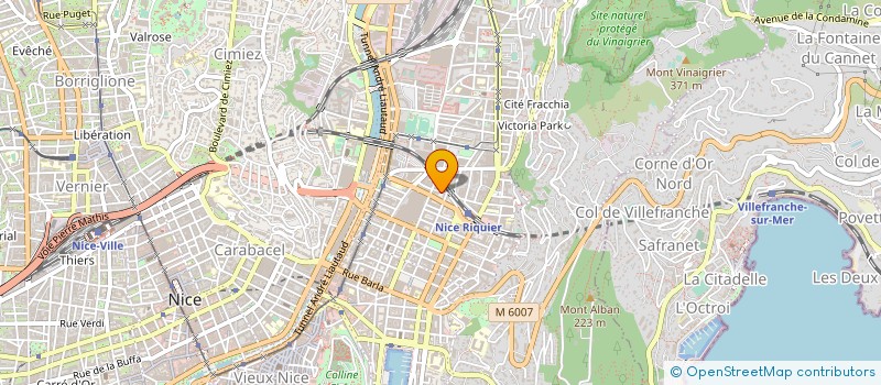 localisation de l'entreprise SARL ACI à NICE
