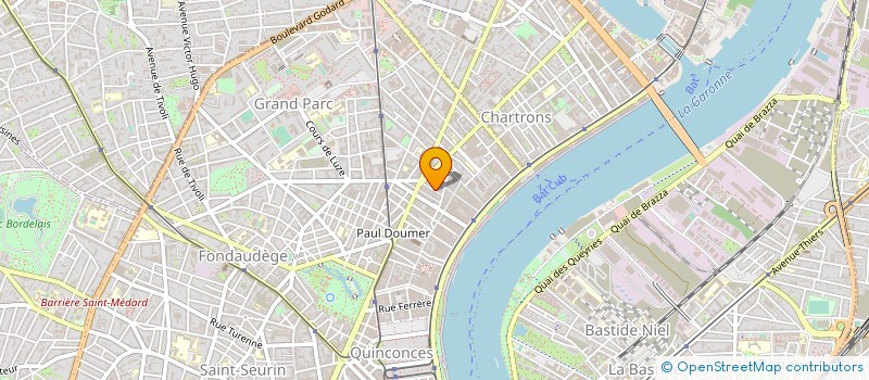 localisation de l'entreprise SARL ACI ACTION COMMERCIALE IMMOBILIERE à BORDEAUX