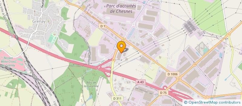 localisation de l'entreprise SARL ACI RESEAUX à SAINT-QUENTIN-FALLAVIER