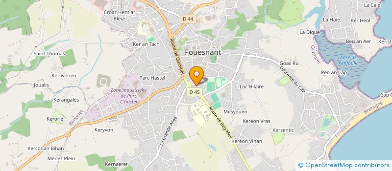 localisation de l'entreprise SARL ACIANOV à FOUESNANT