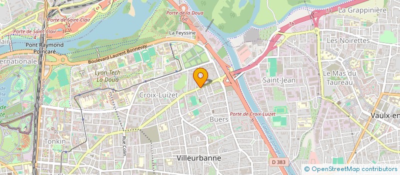 localisation de l'entreprise SARL ACM AUTOMOBILES à VILLEURBANNE
