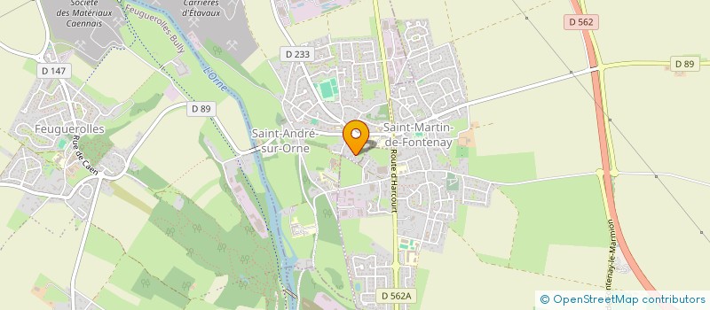 localisation de l'entreprise SARL ACM CONSTRUCTION  SAINT-ANDRE-SUR-ORNE