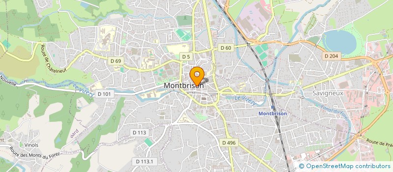 localisation de l'entreprise SARL ACMF  MONTBRISON