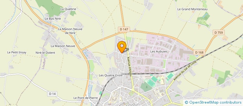 localisation de l'entreprise SARL ACODUS à LOUDUN
