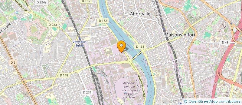 localisation de l'entreprise SARL ACOPAL  VITRY-SUR-SEINE