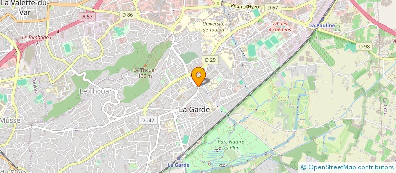 localisation de l'entreprise SARL ACORT à LA GARDE