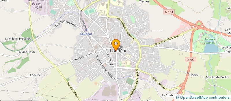 localisation de l'entreprise SARL ACOS IMMO à LOUDEAC