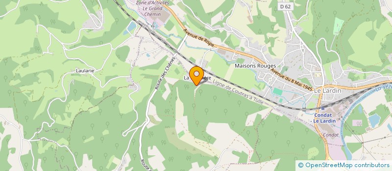 localisation de l'entreprise SARL ACOSP  LES FARGES