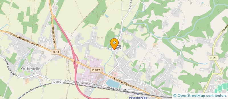 localisation de l'entreprise SARL ACQS TELECOM à PEYREHORADE