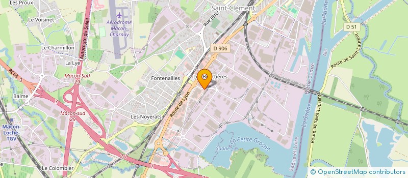 localisation de l'entreprise SARL ACQUA SERENA à MACON
