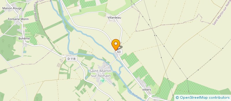 localisation de l'entreprise SARL ACR - TP à SAINT-MARTIN-SUR-NOHAIN