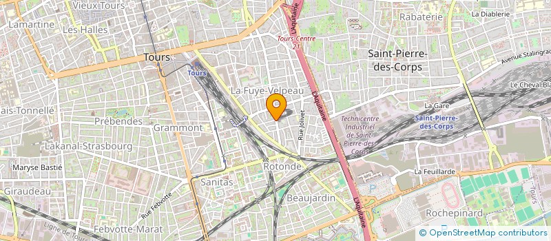 localisation de l'entreprise SARL ACS LA TOUR  TOURS