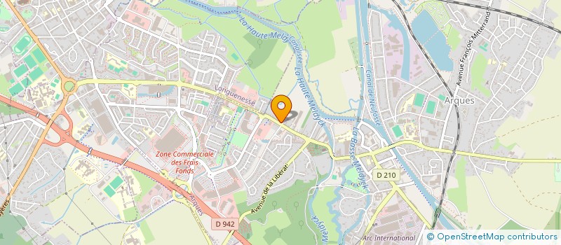 localisation de l'entreprise SARL ACT à ARQUES