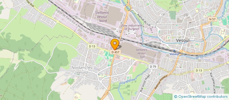 localisation de l'entreprise SARL ACTAH à NOIDANS-LES-VESOUL