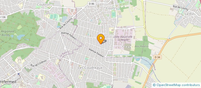localisation de l'entreprise SARL ACTI BAT à COURTRY