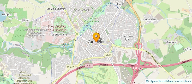 localisation de l'entreprise SARL ACTIAL à CARQUEFOU