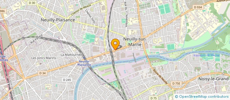 localisation de l'entreprise SARL ACTIF à NEUILLY-SUR-MARNE