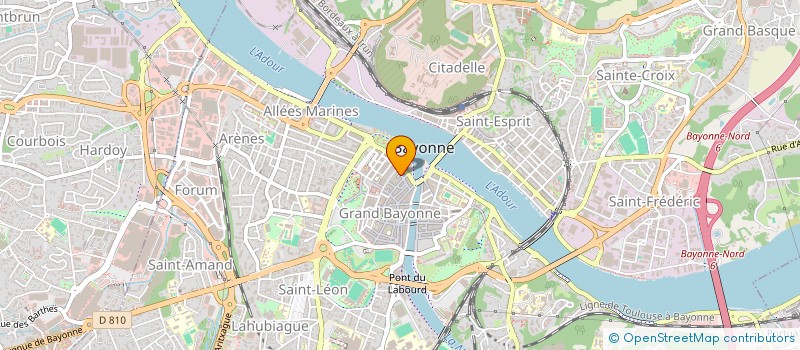 localisation de l'entreprise SARL ACTIF-AUTO à BAYONNE