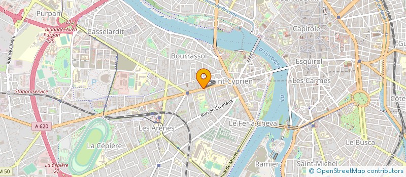 localisation de l'entreprise SARL ACTIF INTERIM à TOULOUSE
