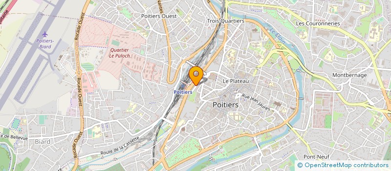 localisation de l'entreprise SARL ACTION DIAGNOSTICS à POITIERS
