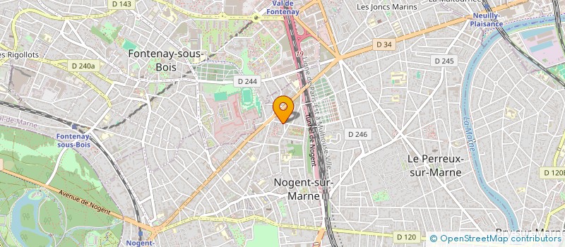 localisation de l'entreprise SARL ACTION SECURITE SERVICES J.A. à NOGENT-SUR-MARNE