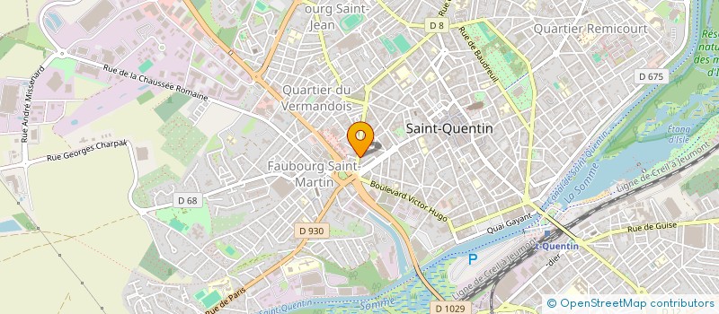 localisation de l'entreprise SARL ACTION SERVICE PROTECTION  SAINT-QUENTIN