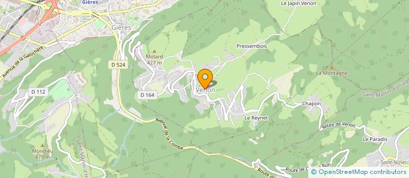 localisation de l'entreprise SARL ACTION TOITURE ET RENOVATION à VENON