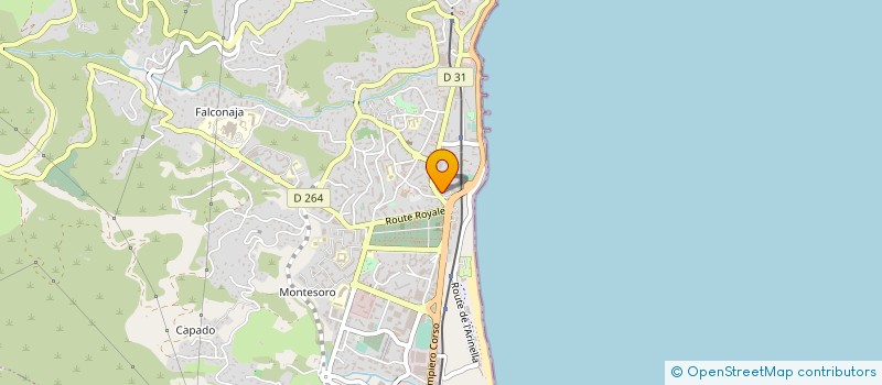 localisation de l'entreprise SARL ACTIONS ENVIRONNEMENT à BASTIA