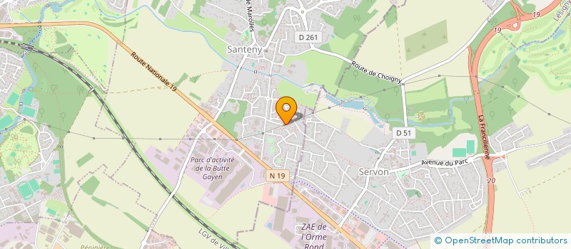localisation de l'entreprise SARL ACTIONS LTVE à CHESSY