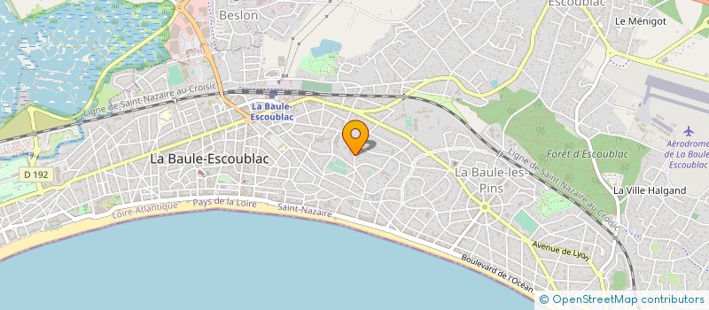 localisation de l'entreprise SARL ACTIPH à LA BAULE-ESCOUBLAC