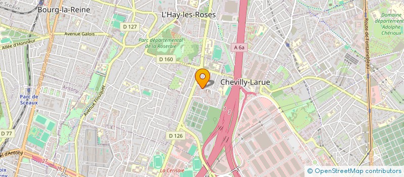 localisation de l'entreprise SARL ACTIV GESTION  CHEVILLY-LARUE